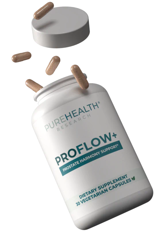PureHealth Research ProFlow+ prostate supplement bottle
