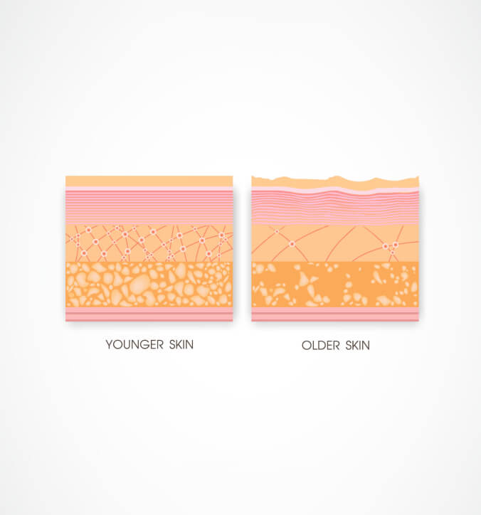 younger older skin