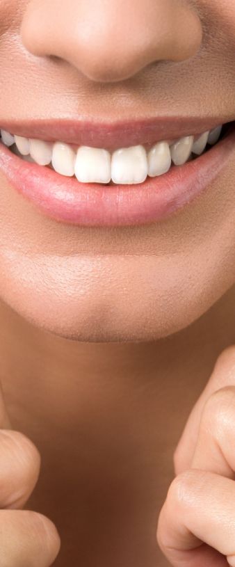 woman smiling