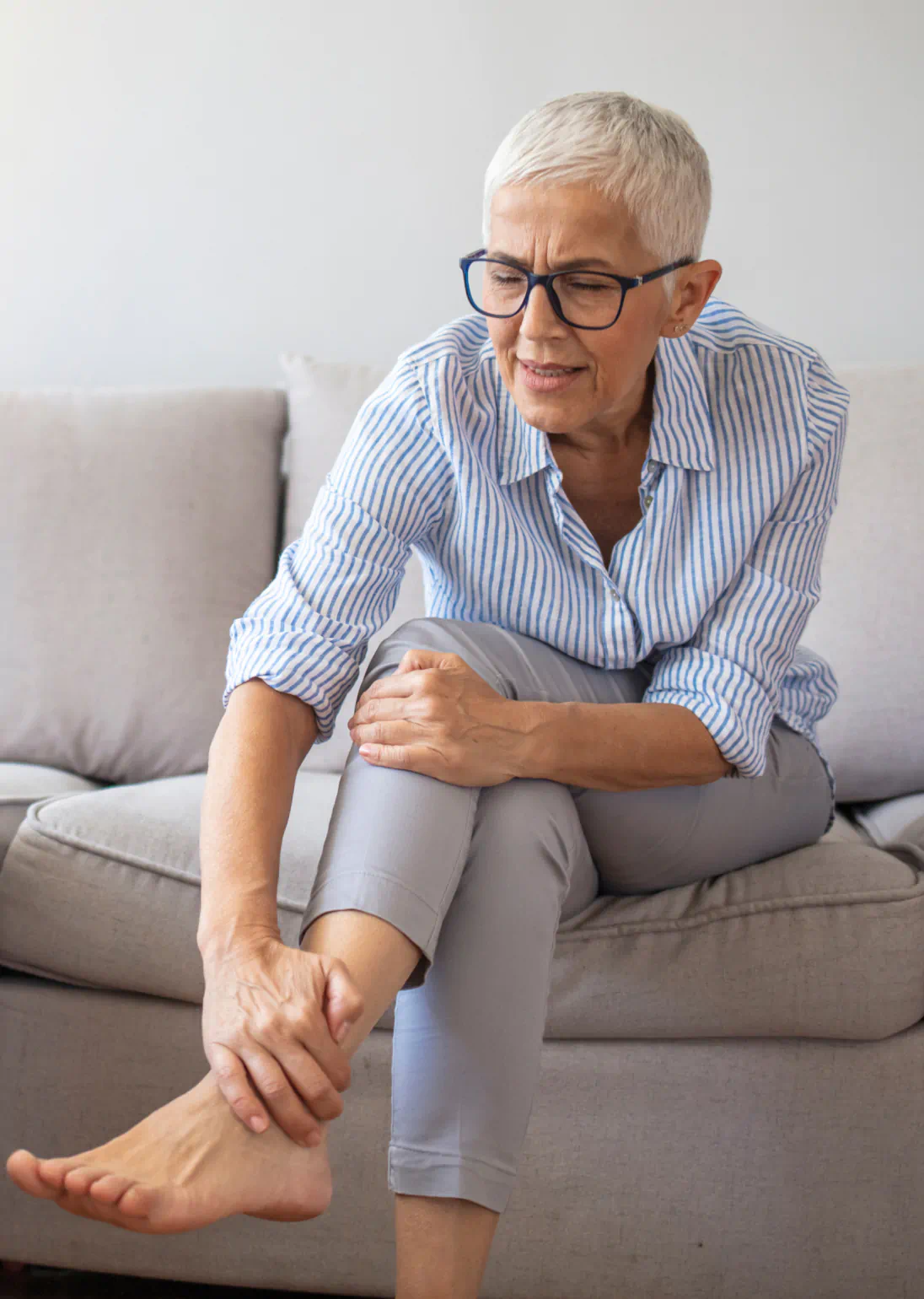 Woman feeling pain