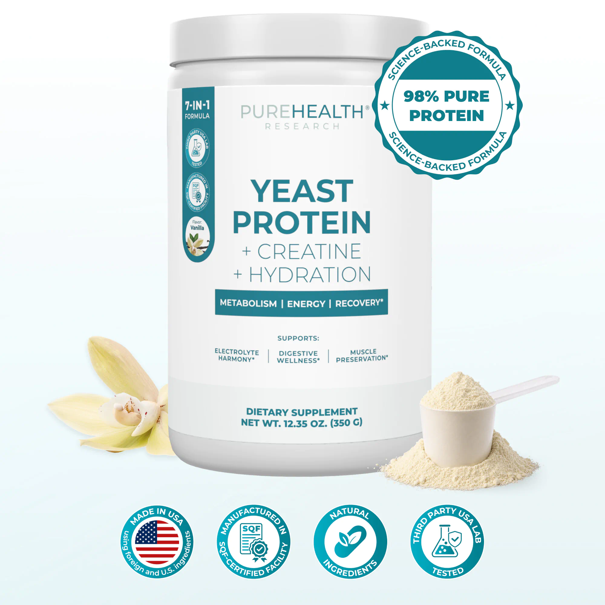 Yeast Protein + Creatine + Hydration