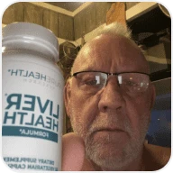Customer photo holding product bottle