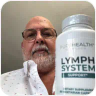 Customer photo holding product bottle