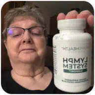 Customer photo holding product bottle
